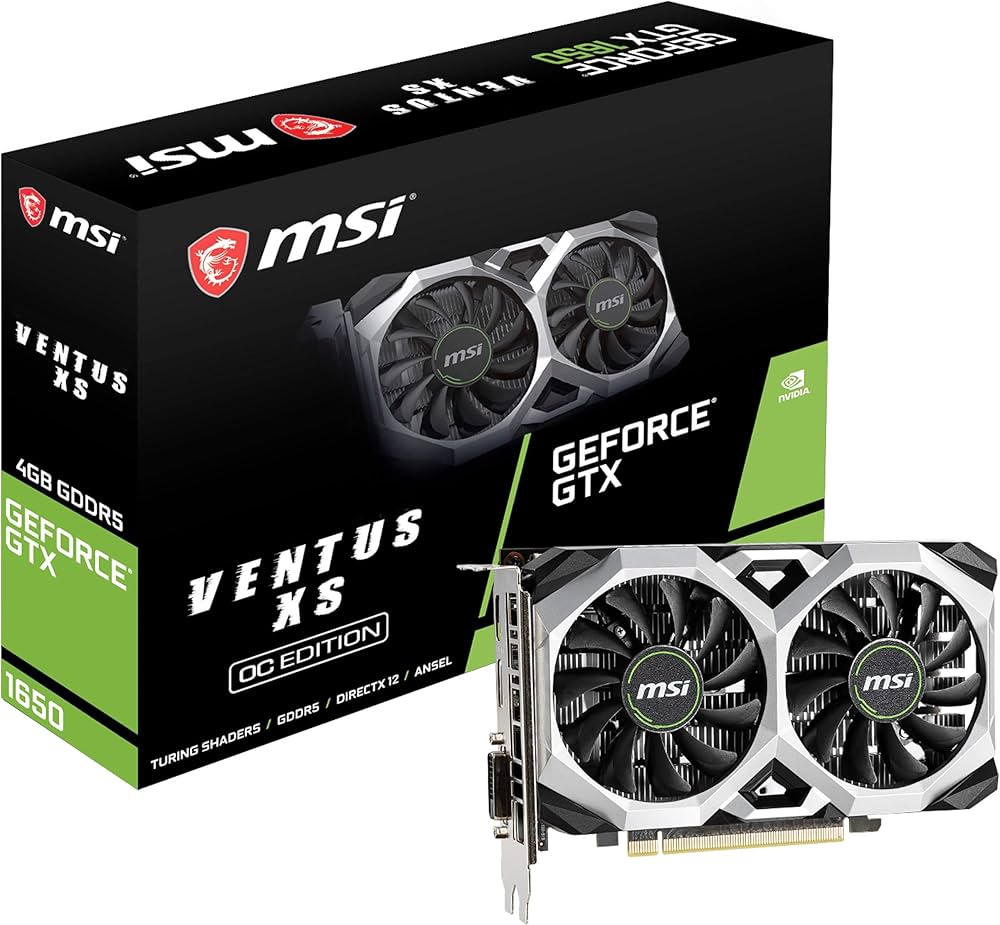 Amazon | MSI GeForce GTX 1650 VENTUS XS 4G OC グラフィックスボード