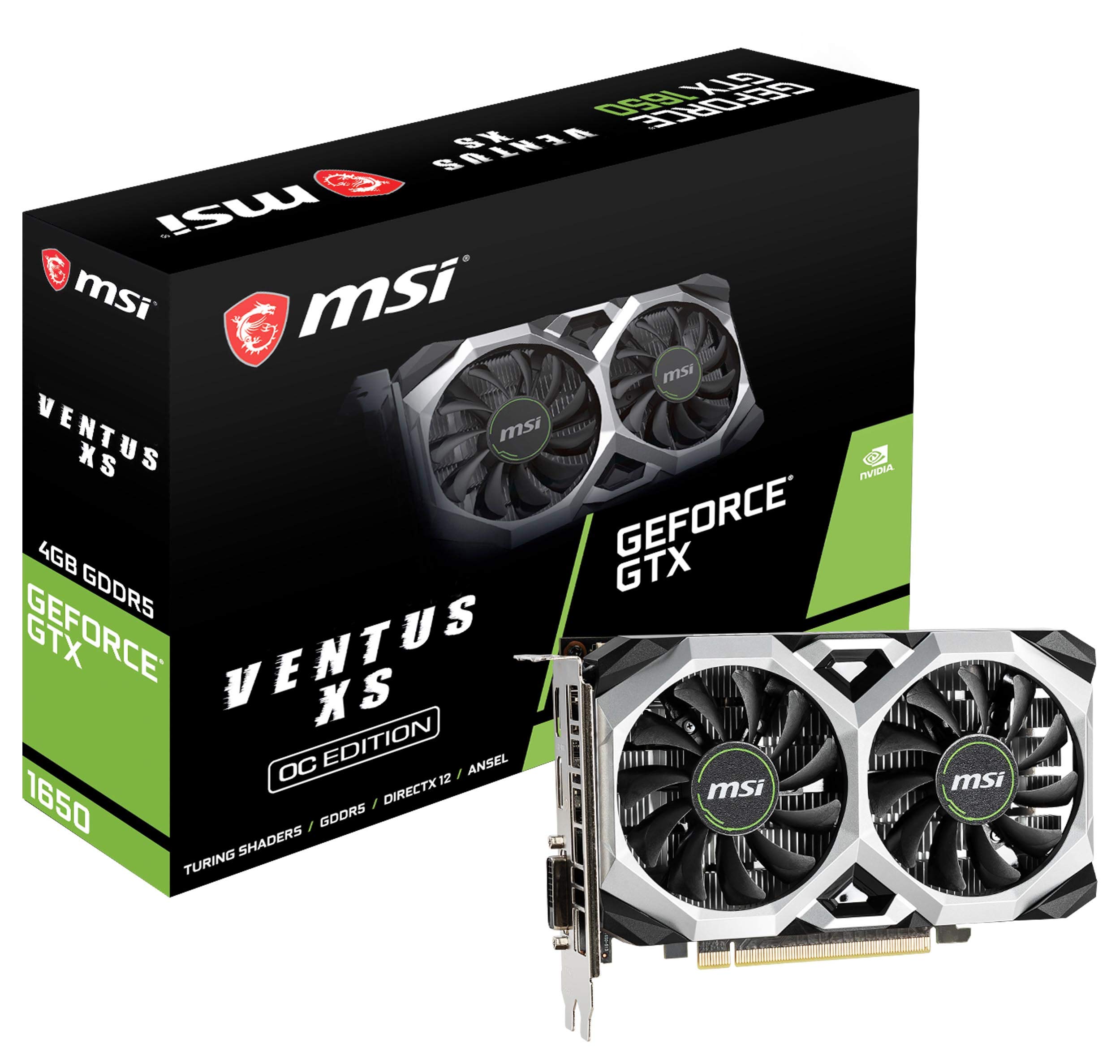 Amazon | MSI GeForce GTX 1650 VENTUS XS 4G OC グラフィックスボード