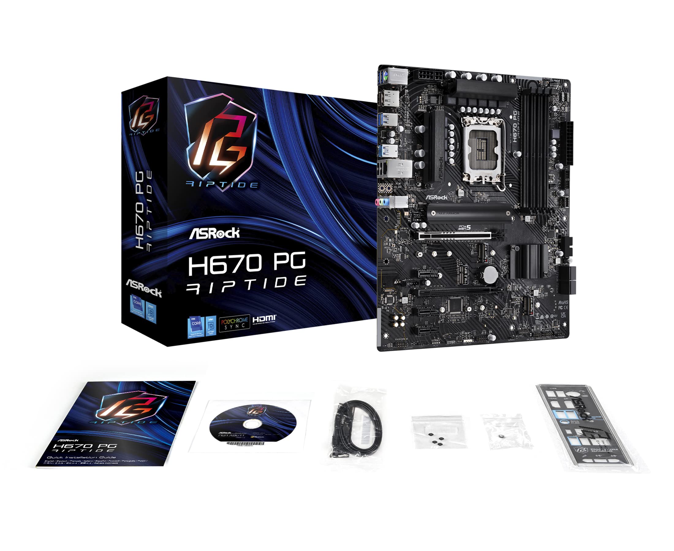 Amazon | ASRock マザーボード H670 PG Riptide Intel H670 シリーズ