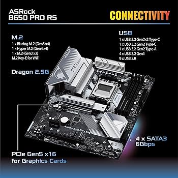 Amazon | ASRock マザーボード B650 Pro RS AMD Ryzen 7000 シリーズ