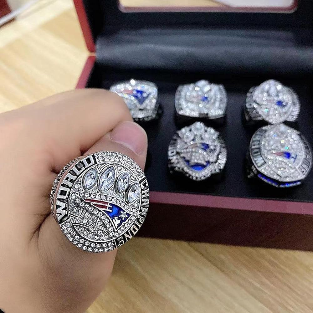 Amazon | [ADBOUT] 6個のスーパーボウルリング、NFL ニュー