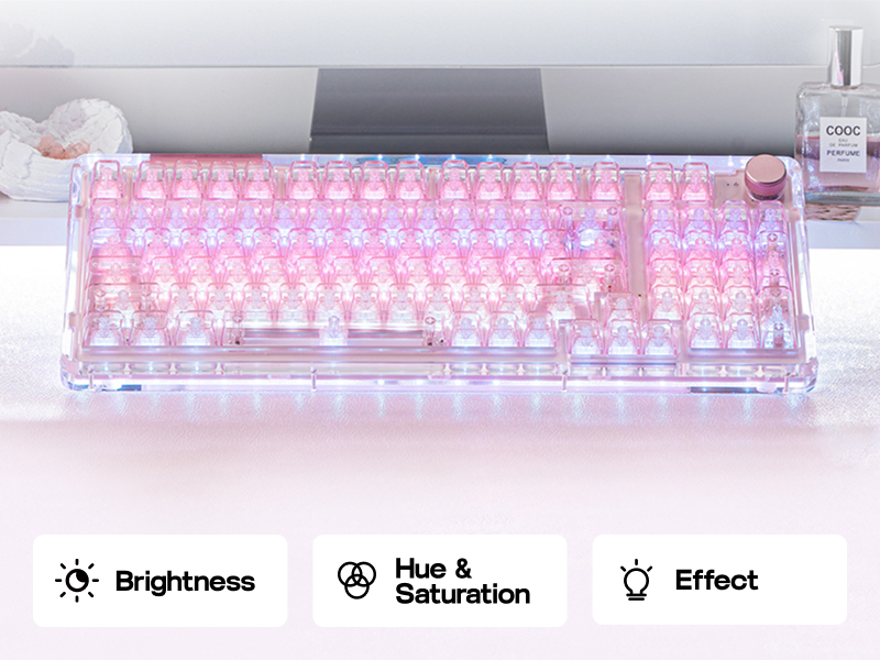 Amazon | KiiBoom Phantom 98 ホットスワップ対応 クリスタル