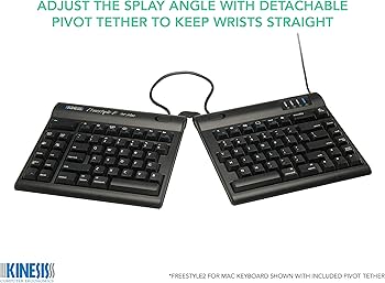 Amazon.com: Kinesis USB Freestyle2 Keyboard for Mac (20