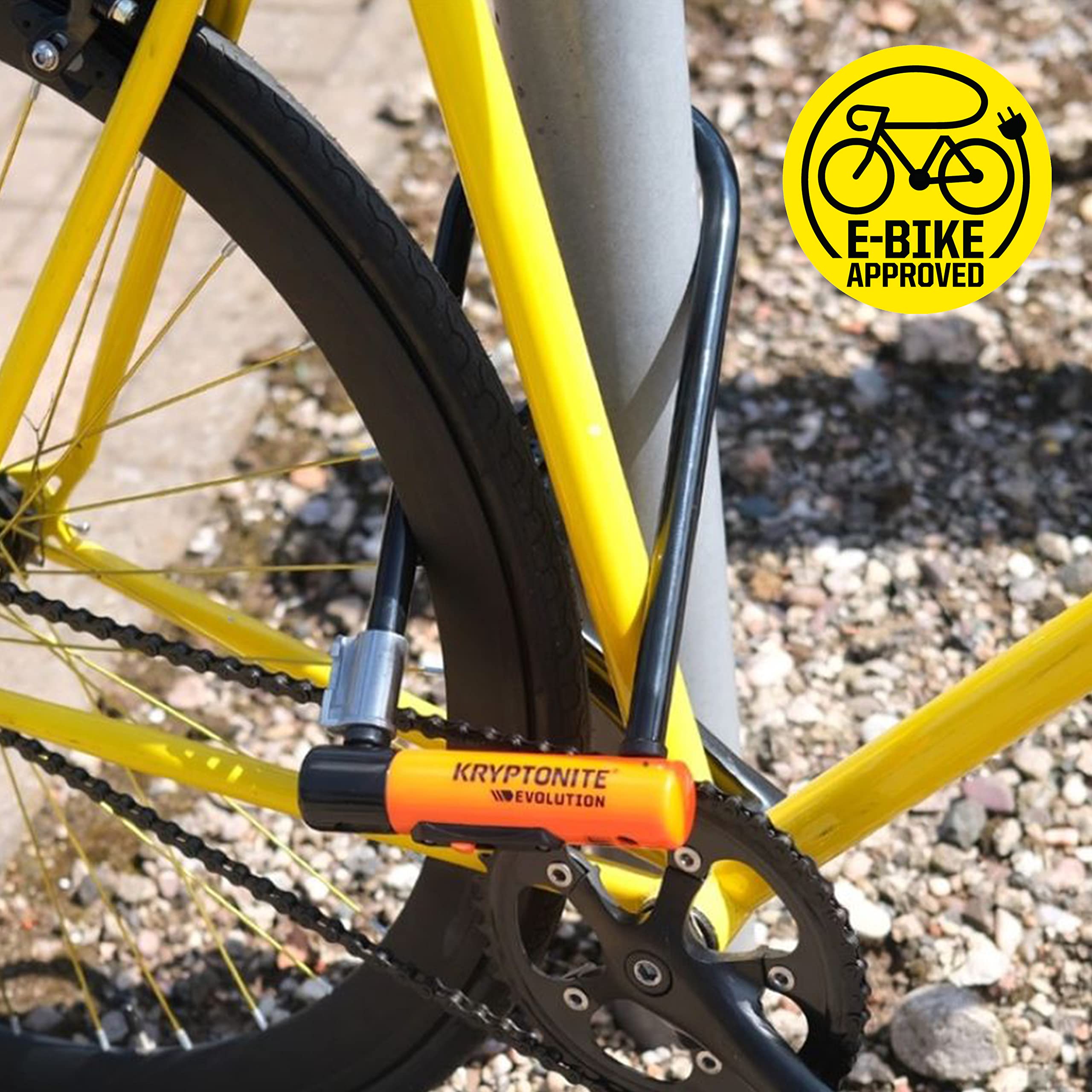 Kryptonite New-U Evolution Series-4 LS Heavy Duty Bicycle U Lock