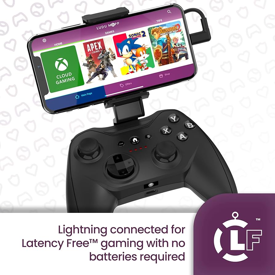 Amazon.co.jp: Rotor Riot MFi認証 ゲームパッド コントローラー iOS