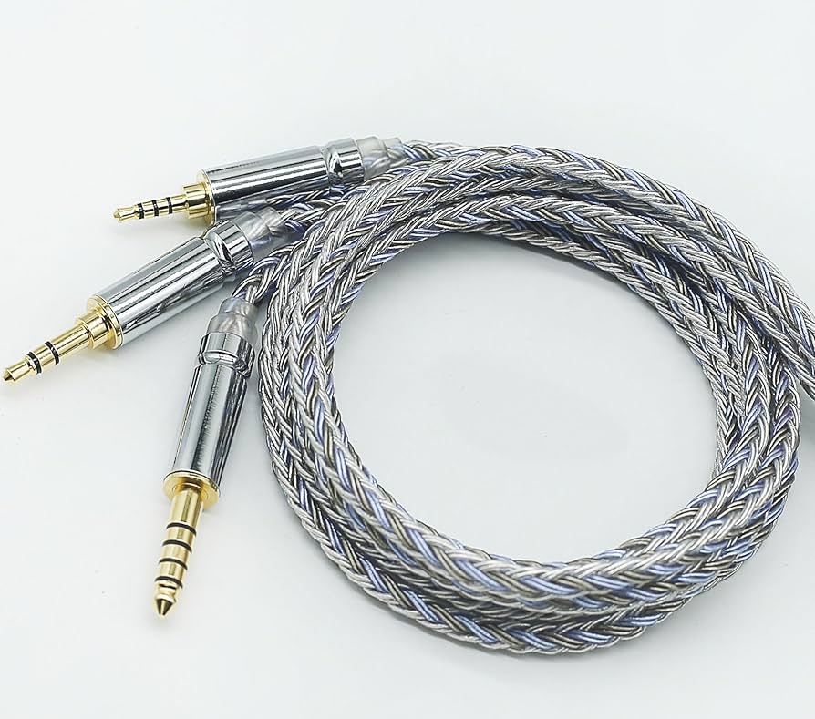 Amazon | 【JSHiFi-Warrior】MMCX3.5mmリケーブル 16芯銀メッキ