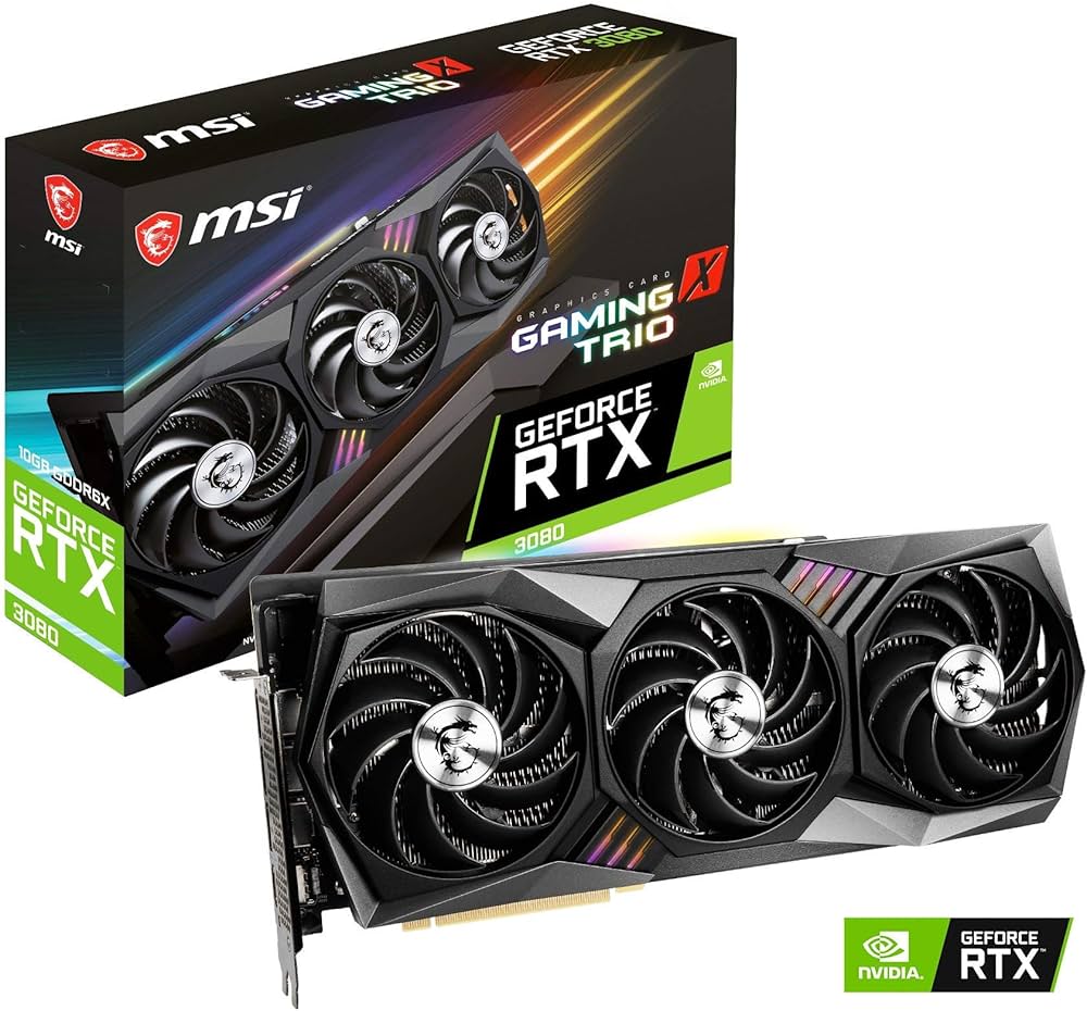 Amazon | MSI GeForce RTX 3080 GAMING X TRIO 10G グラフィックス