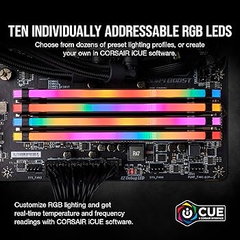 Corsair VENGEANCE RGB PRO DDR4 32GB (2x16GB) 3200MHz CL16 Intel