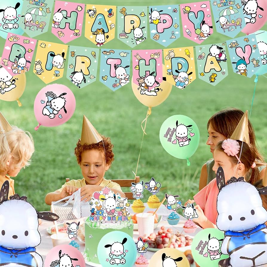 Amazon.co.jp: AddBanCha ポチャッコ 誕生日 飾り付けバルーン 風船