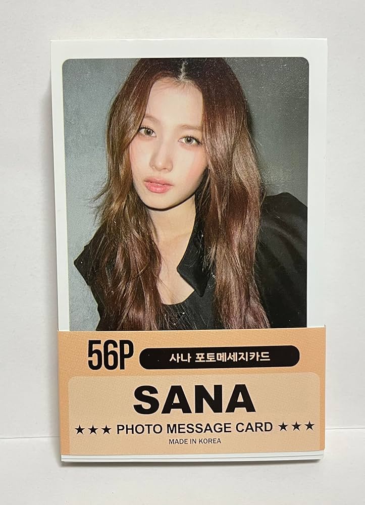 Amazon.co.jp: Twice sana トゥワイス サナ グッズ フォトカード 56枚