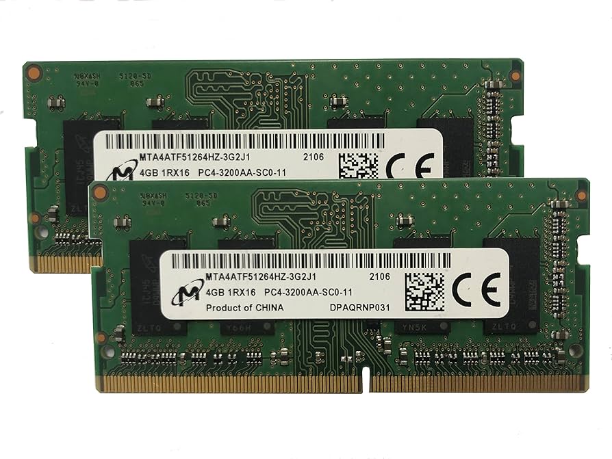 Amazon.co.jp: MICRON 8GB キット (2 x 4GB) DDR4 3200MHz PC4-25600
