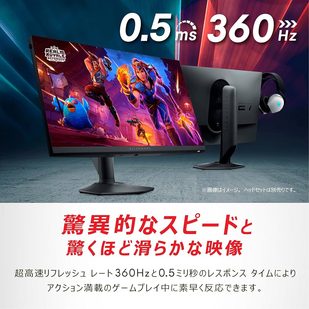 Amazon.co.jp: Dell AW2724HF 27インチ Alienware ゲーミングモニター