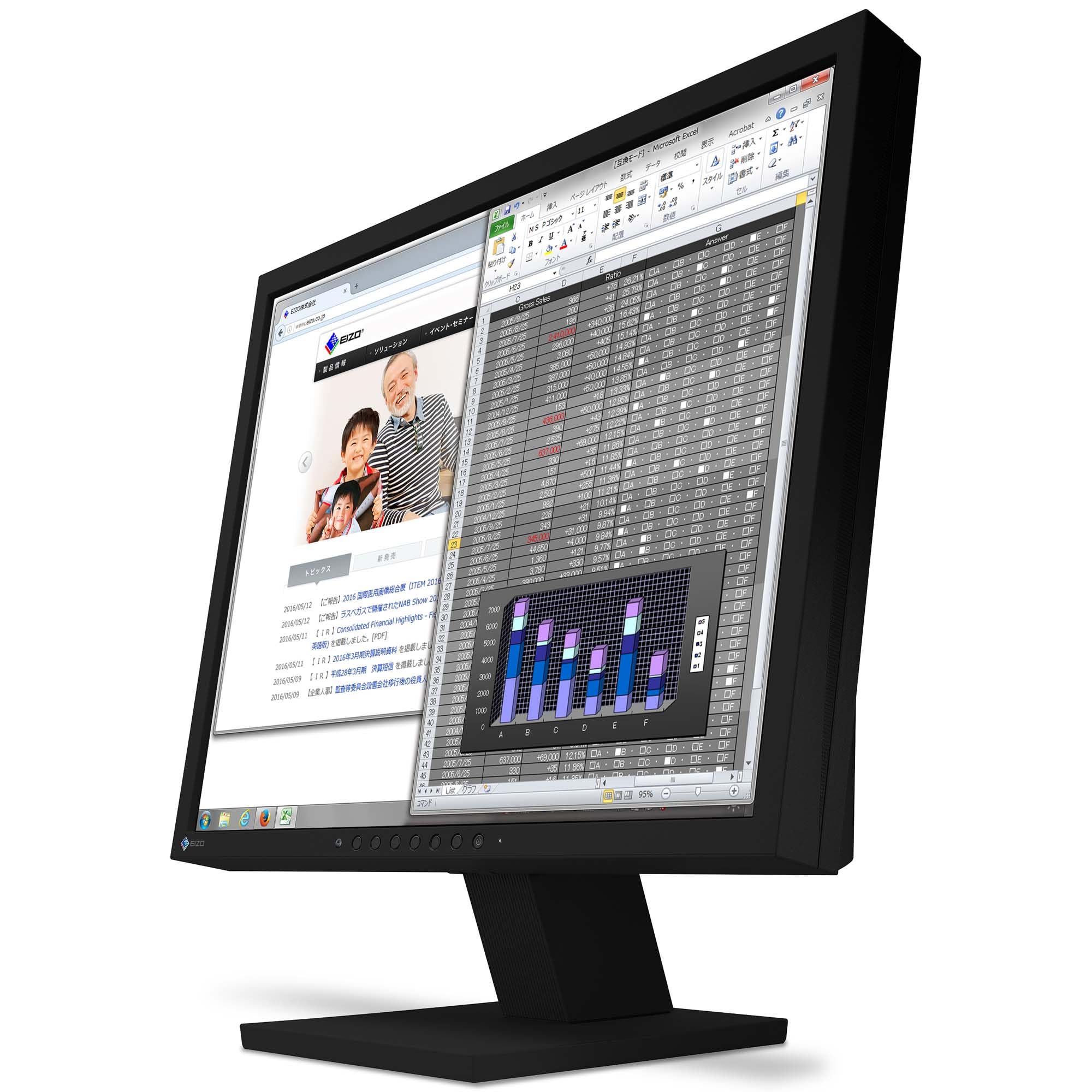 Amazon.co.jp: EIZO FlexScan S1934-TBK （19.0型モニター/1280×1024