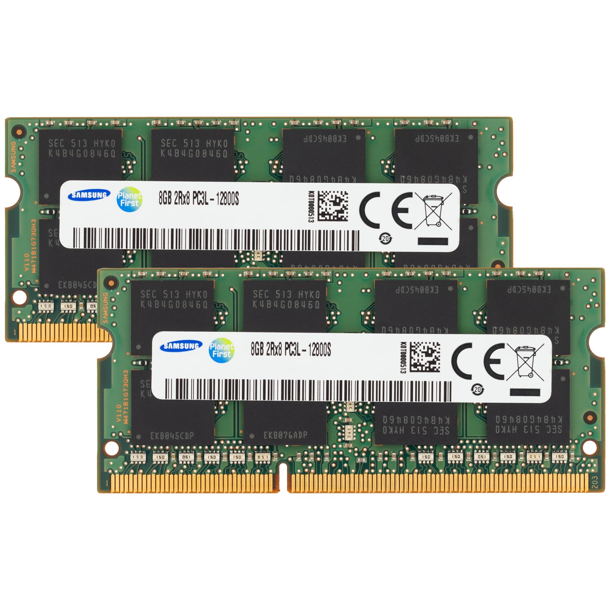 Samsung 16GB (2x8GB) DDR3/DDR3L 1600MHz PC3L-12800 (PC3-12800
