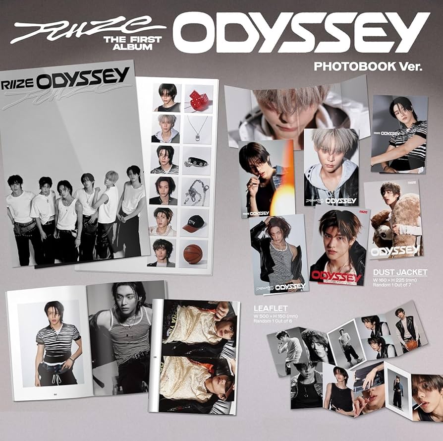 Amazon.com: RIIZE Odyssey [Photobook Ver.] 1st Album (7 ver. SET