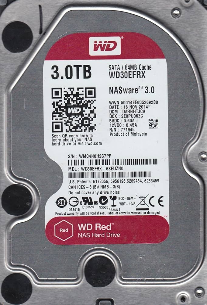 Amazon | WD30EFRX-68EUZN0、DCM DARNHTJCA、Western Digital 3TB SATA