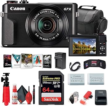 Amazon.com : Canon PowerShot G7 X Mark II Digital Camera (1066C001