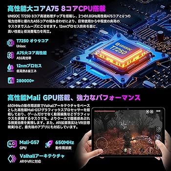 Amazon.co.jp: 【タブレット 10インチ】-Android16 強化版 wi-fiモデル