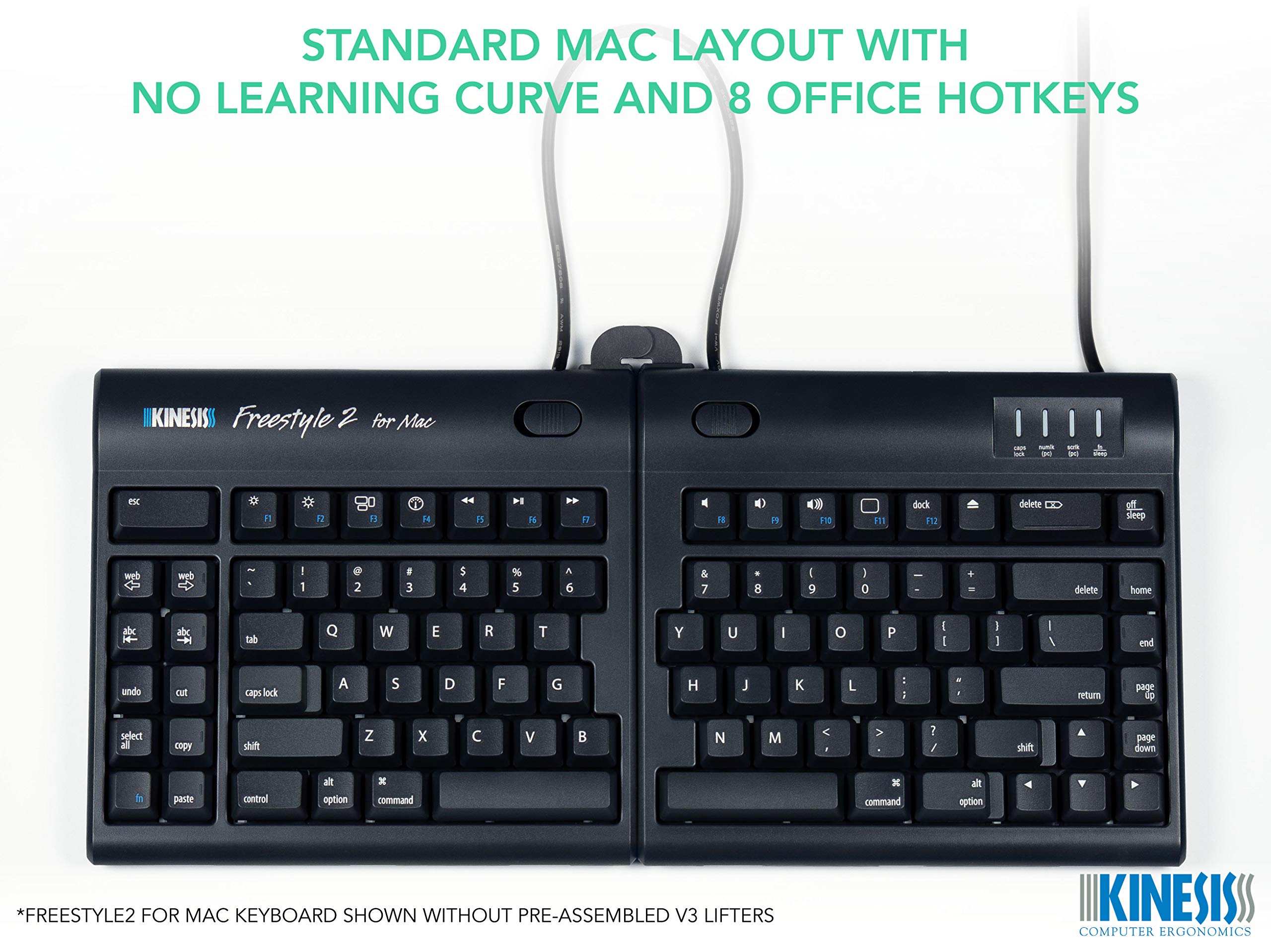 Amazon.co.jp: Kinesis Freestyle2 エルゴノミックキーボード V3