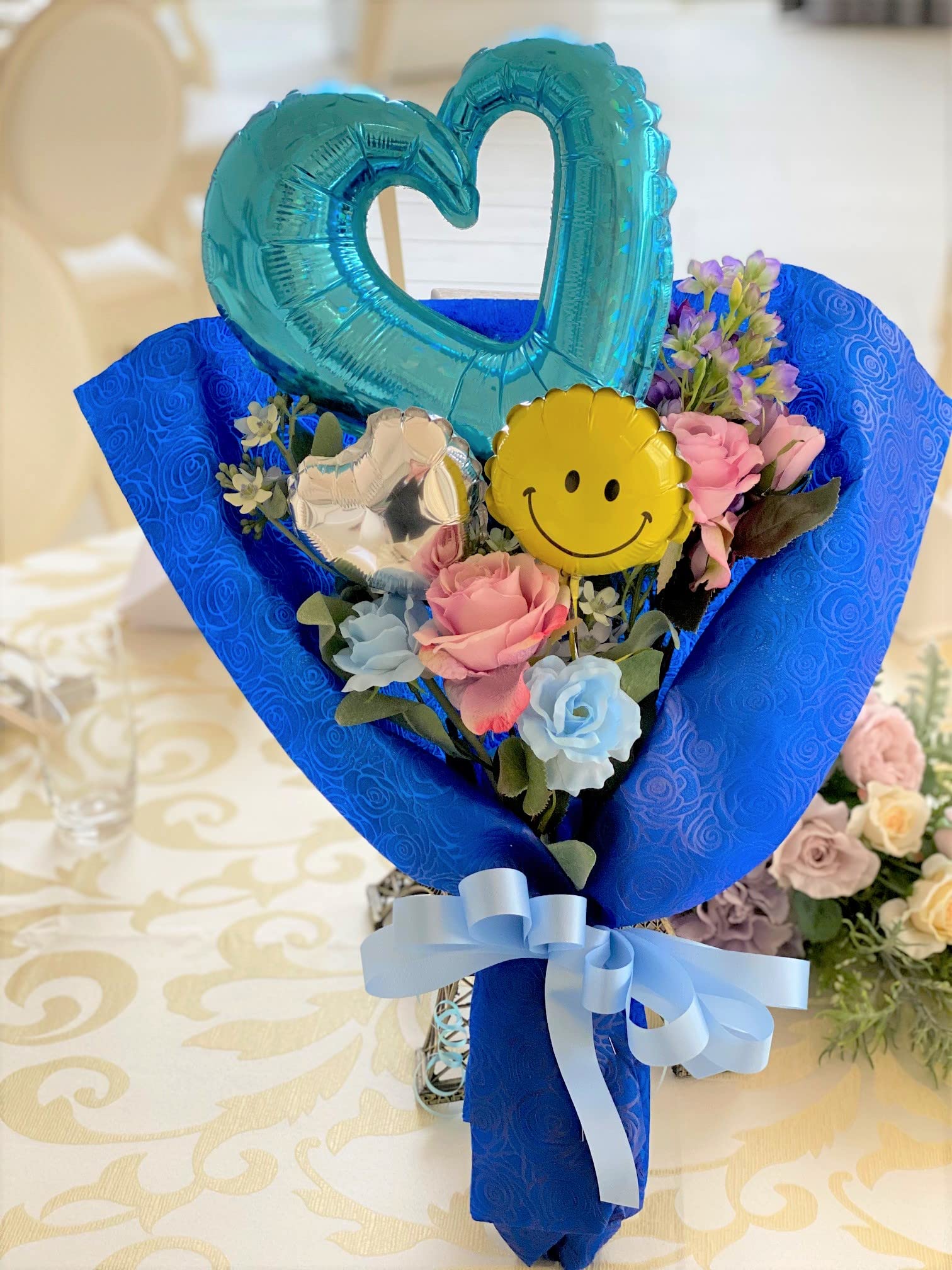 Amazon｜バルーン 誕生日 アート ブーケ フラワー 花束 バルーンブーケ