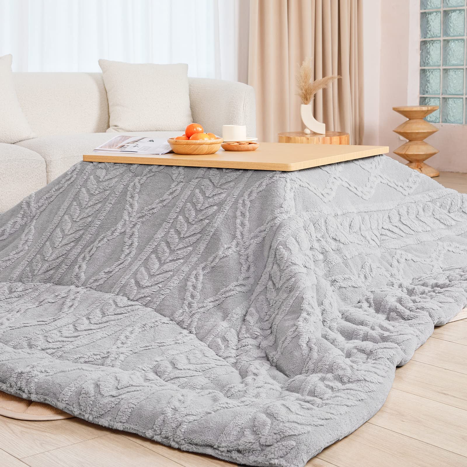 Amazon｜Vamcheer こたつ布団 正方形 大判 単品 205x205cm 掛け布団