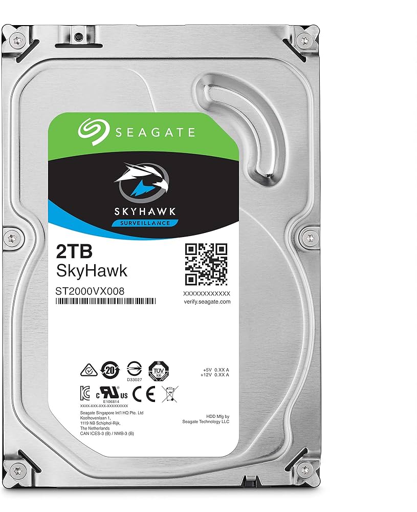 Amazon.com: SEAGATE ST2000VXZ08 Skyhawk 2TB Surveillance Hard SATA