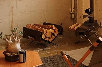 Amazon | ハングアウト(Hang Out) 焚き火 ログキャリースタンド セット