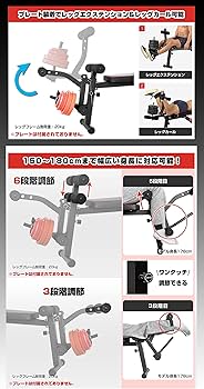 Amazon.co.jp: WASAI(ワサイ) トレーニングベンチ レッグ