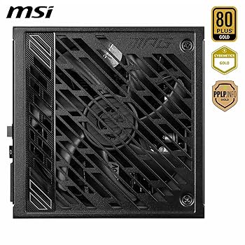 Amazon | MSI MPG A1000GS PCIE5 PC電源ユニット 1000W ATX3.1/PCIe