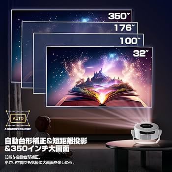 Amazon.co.jp: Philoent プロジェクター 家庭用 小型 【1080P 8K対応