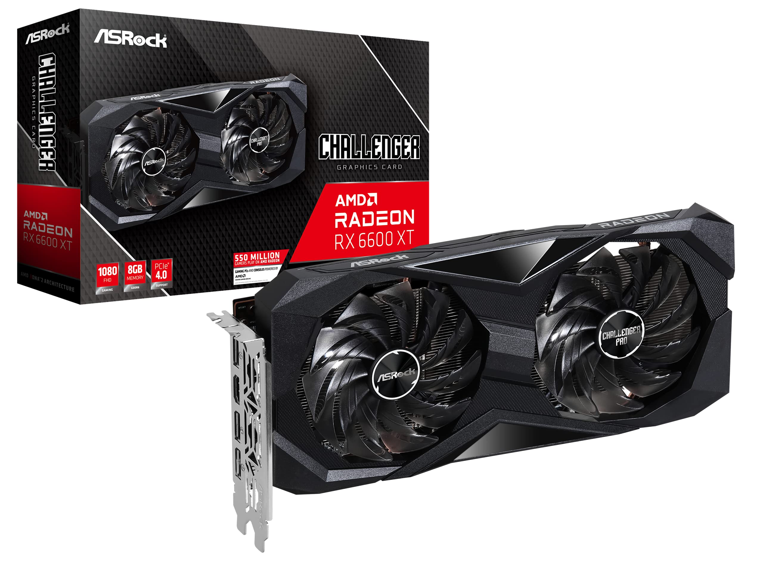 Amazon | ASRock グラフィックボード RX 6600 XT CLD 8GO AMD Radeon