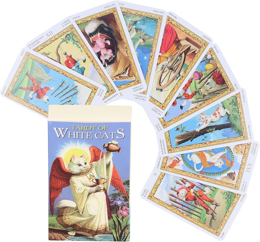 Amazon | タロットカード 猫 ルノルマンカード オラクルカード 英語版