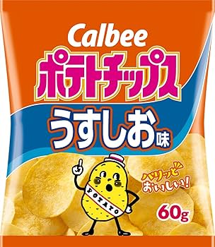 Amazon.co.jp: カルビー ポテトチップス うすしお 60g : 食品・飲料・お酒