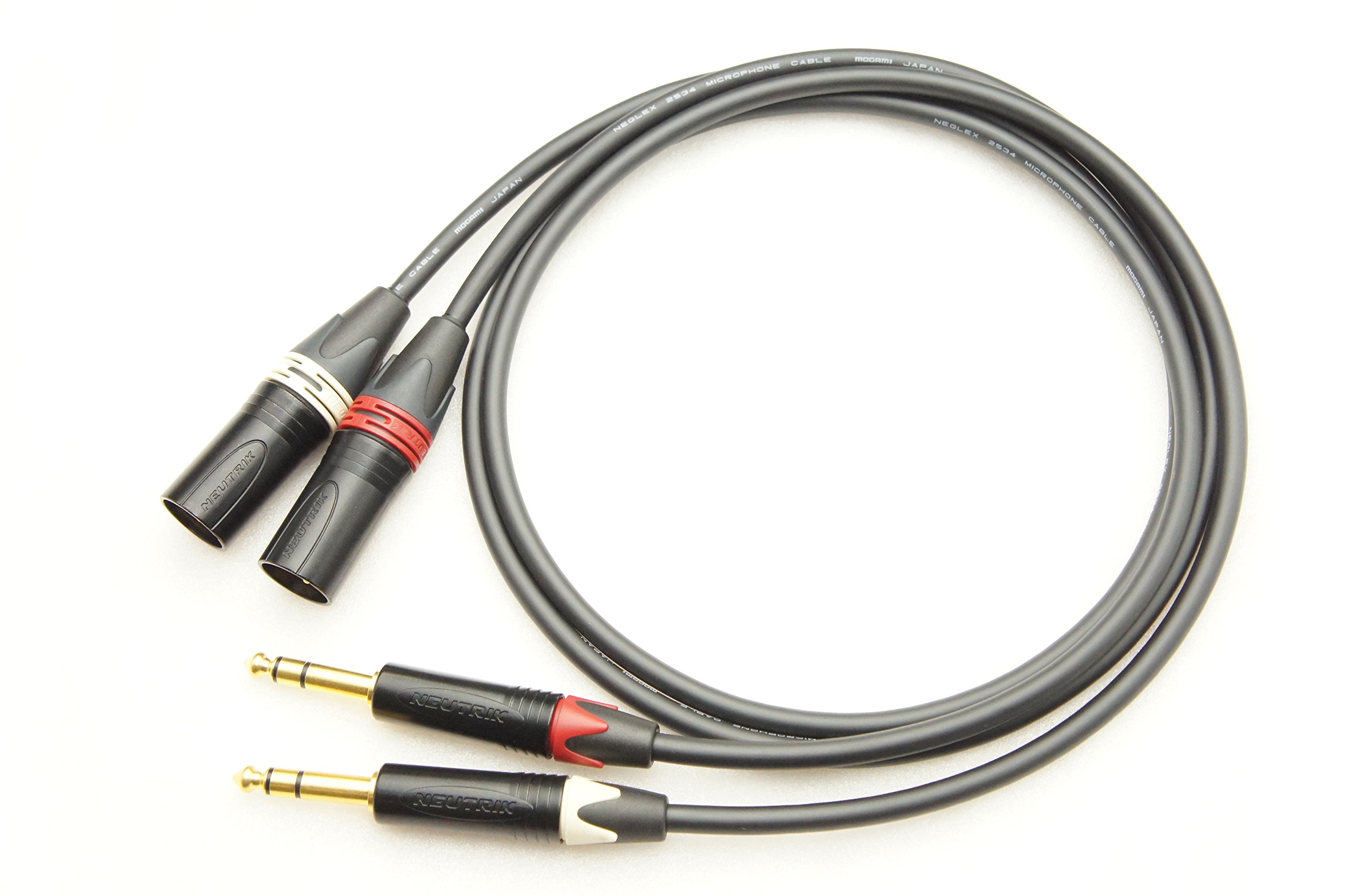 Amazon.co.jp: ONKODO 2534 XLR(オス)→TRS(ステレオフォン) 2本ペア