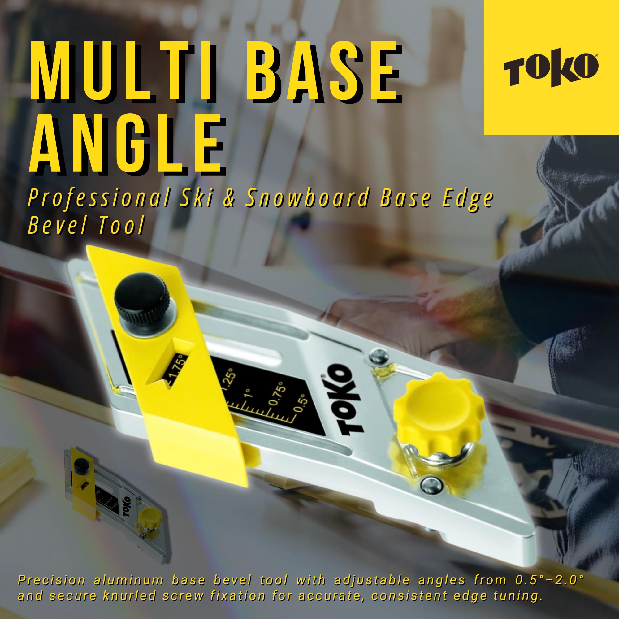 TOKO ベースアングル WC 0.75° ベースエッジ ファイルガイド SWIX