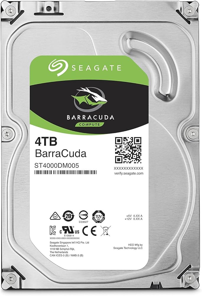 Amazon.com: Seagate BarraCuda Internal Hard Drive 4TB SATA 6Gb/s