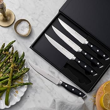 Amazon.com: HENCKELS Forged Accent Razor-Sharp Steak Knife Set of