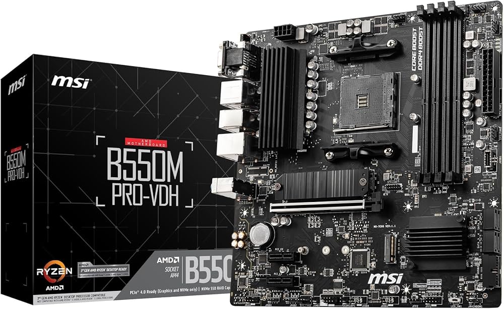 Amazon.co.jp: MSI B550M PRO-VDH AMD Ryzen 5000/4000G/3000シリーズ