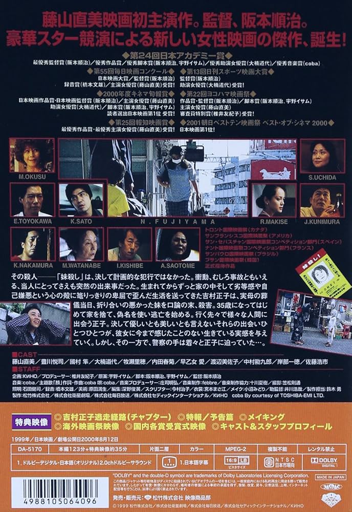 Amazon.co.jp: あの頃映画 「顔」 [DVD] : 藤山直美, 豊川悦司, 國村準
