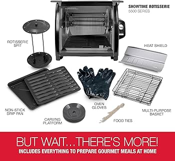Amazon.com: Ronco Showtime Large Capacity Rotisserie & BBQ Oven
