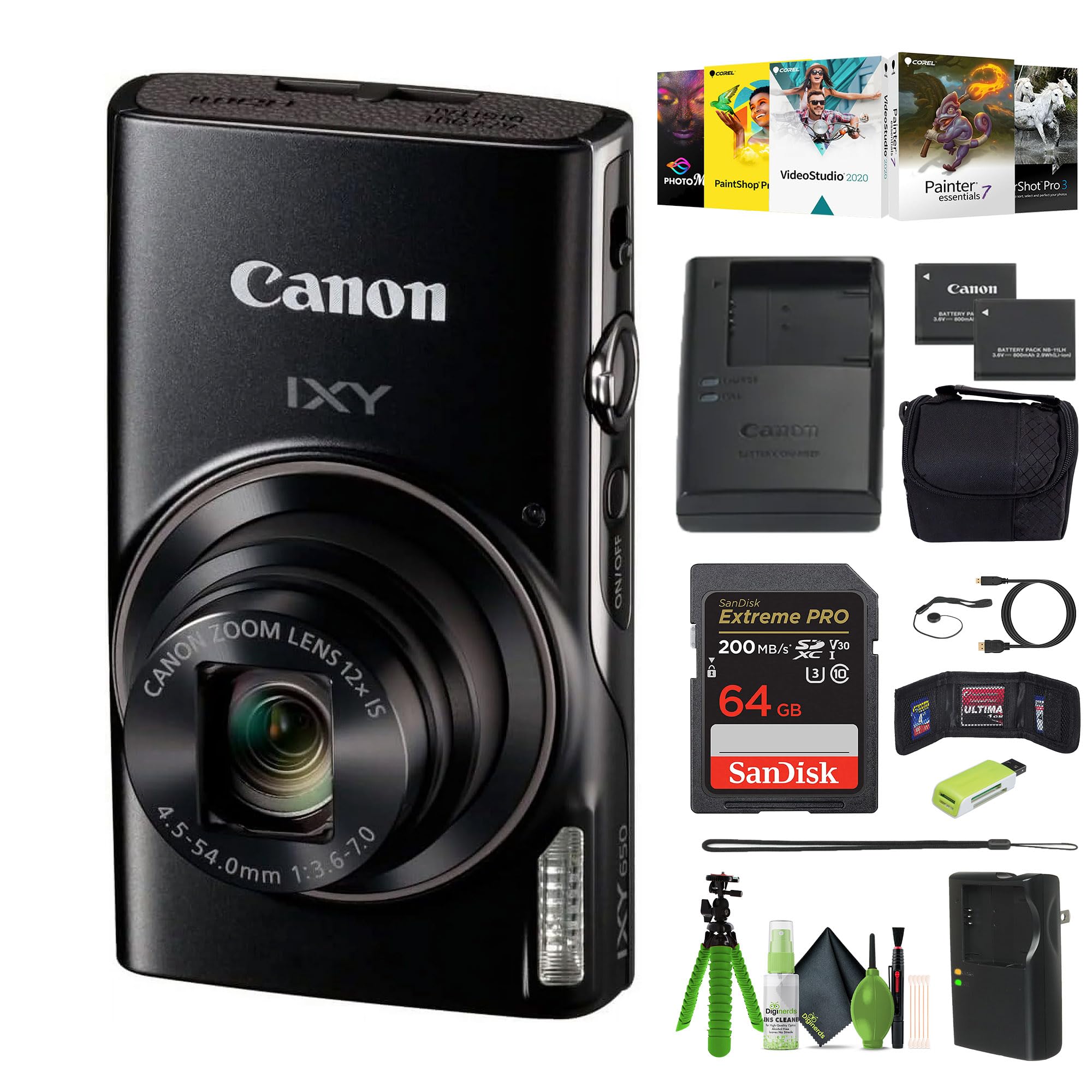 Amazon.com : Canon PowerShot IXY 650 (ELPH 360) HS Compact Digital