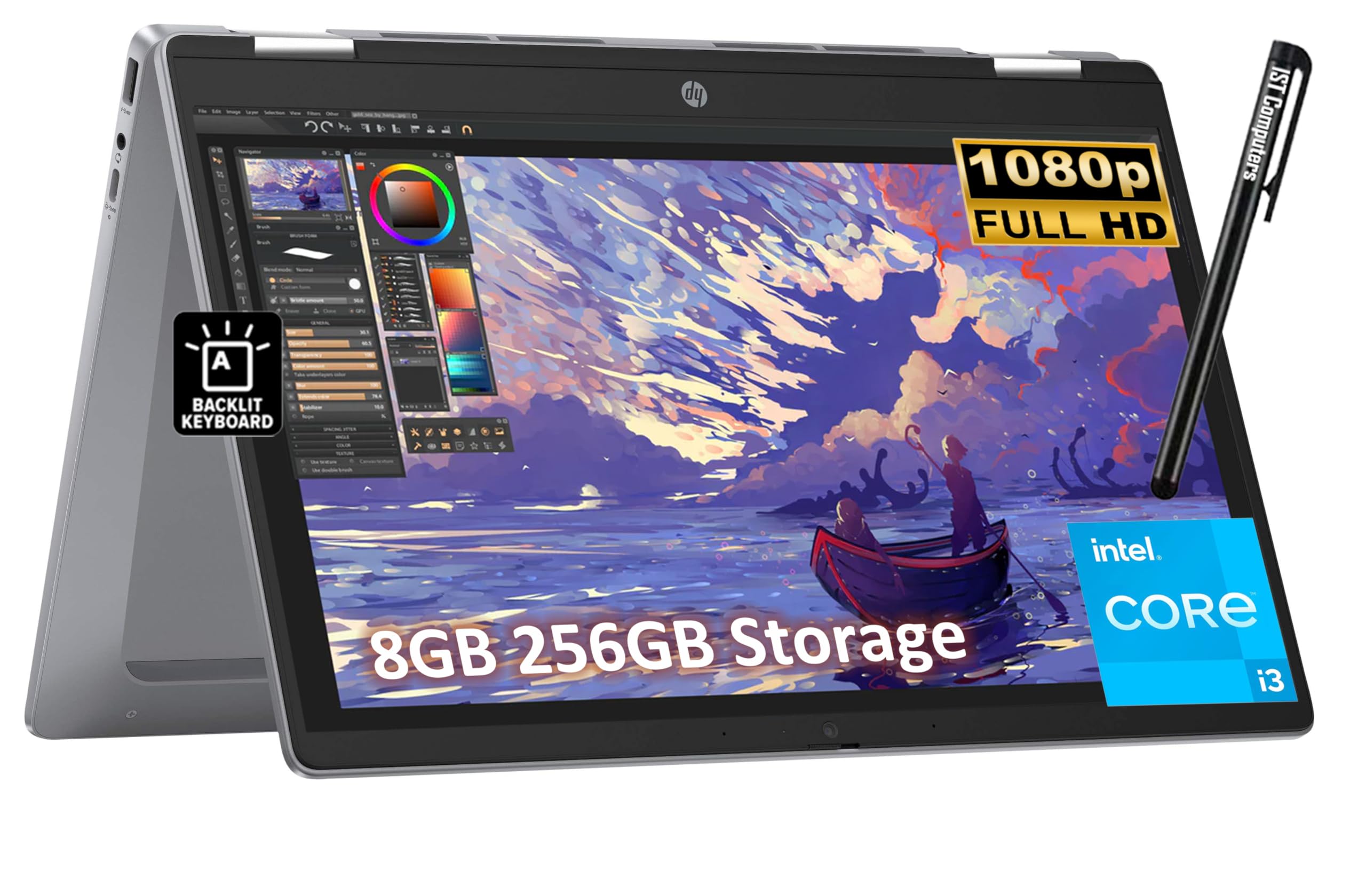 Amazon.com: HP Chromebook Plus x360 14 2 in 1 laptop (14