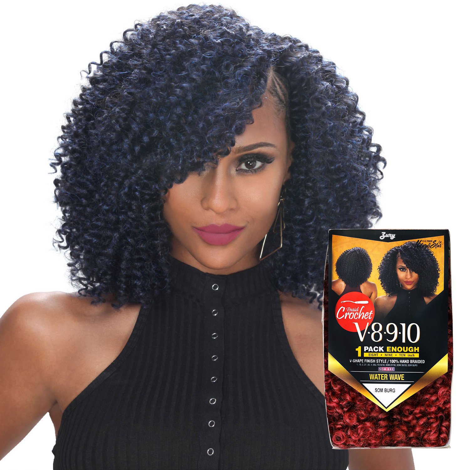Amazon.com : Royal Zury Synthetic Hair Crochet Braids V8.9.10