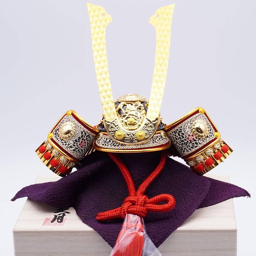 Amazon | 久月作 義経公の兜 ミニサイズ 桐箱付き 日本製 お土産 端午