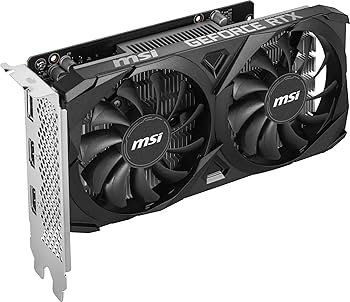 MSI Gaming RTX 3050 Ventus 2X 6G OC Graphics Card (NVIDIA RTX 3050