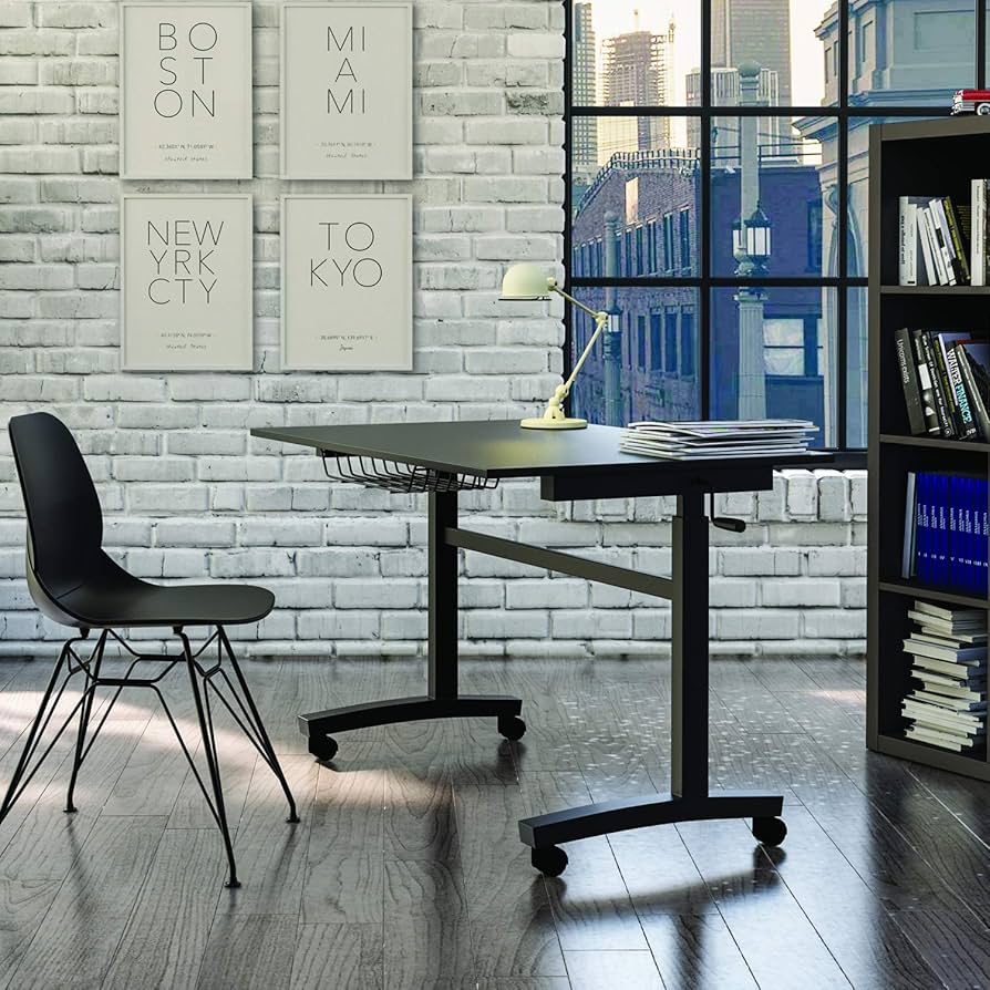 Amazon.co.jp: アトランティック(Atlantic) クランク式高さ調節デスク