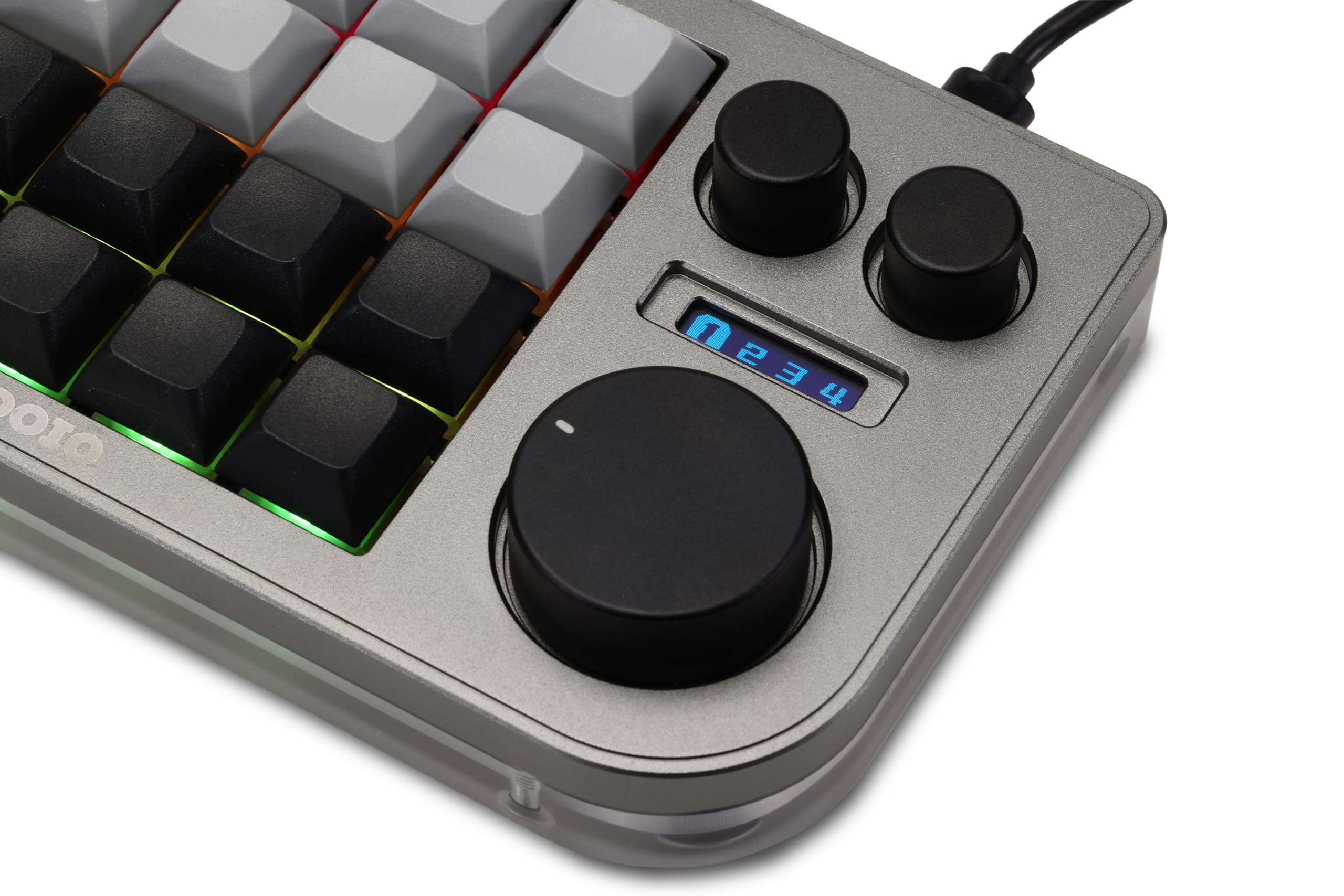 Amazon | KB16 マクロメカニカルキーボードアルミニウム製/片手