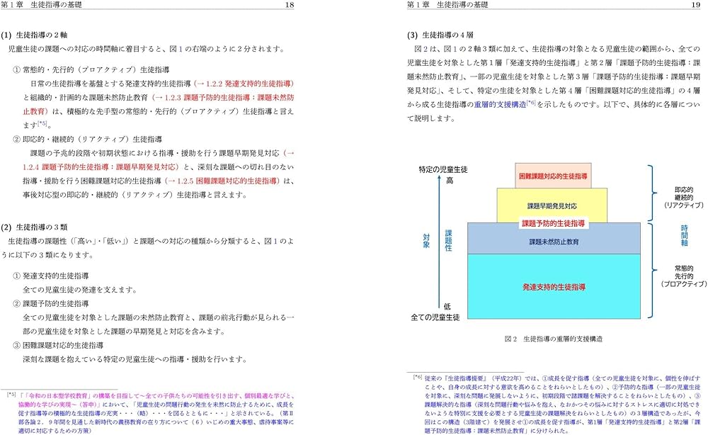 生徒指導提要―令和4年12月― (B5サイズ・4色刷り) | 文部科学省 |本