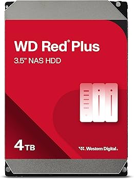 Amazon.com: Western Digital 4TB WD Red Plus NAS Internal Hard