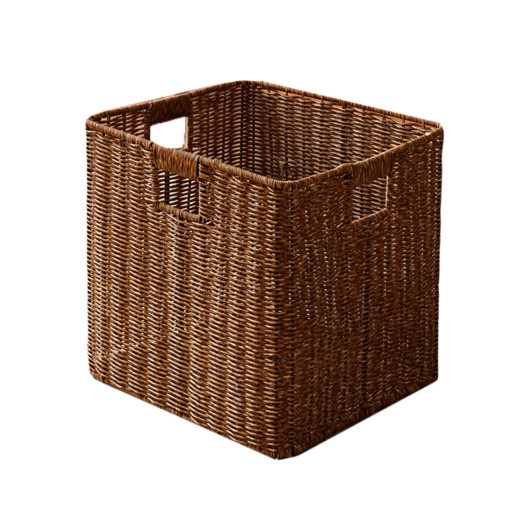 Amazon.co.jp: MJKQ9 収納かご バスケット 大容量 藤編みかご 37*28